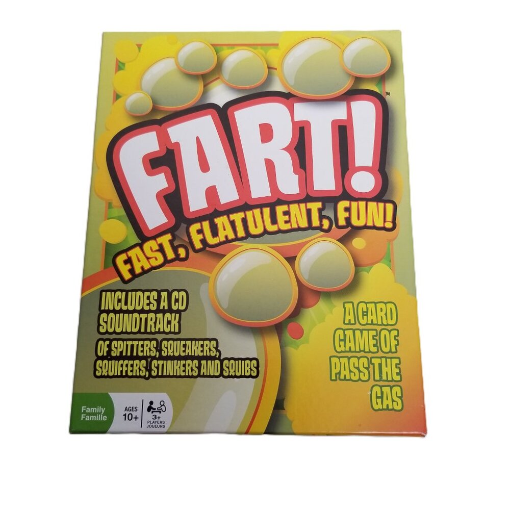 Outset Media FART Card Game 2018 Complete CD Soundtrack Party Game Ages 10+